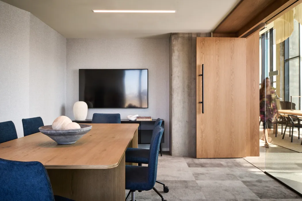Private working space at Isle House on Treasure Island in San Francisco.