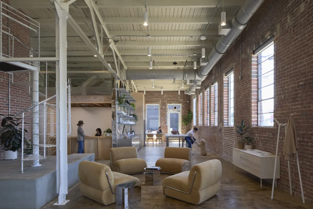 Interior view of Wyatt Builds office.