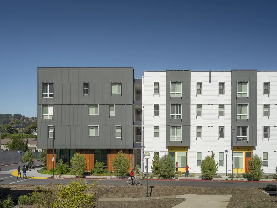Exterior bird's eye view of 88 Park Street at Midway Village.