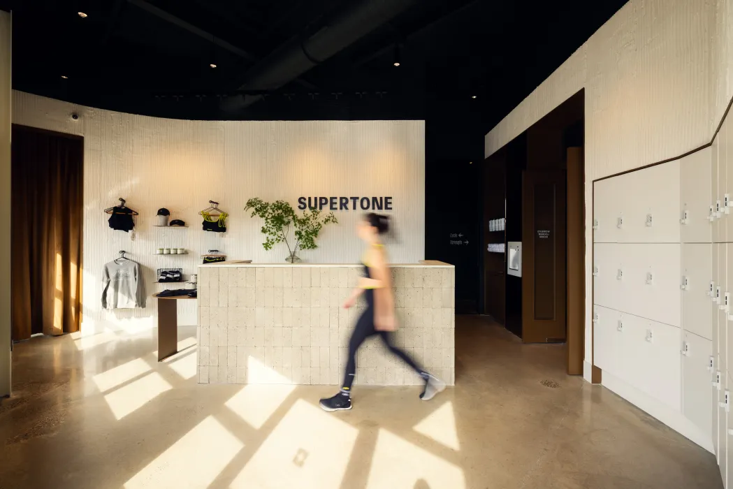 Interior view of Supertone.