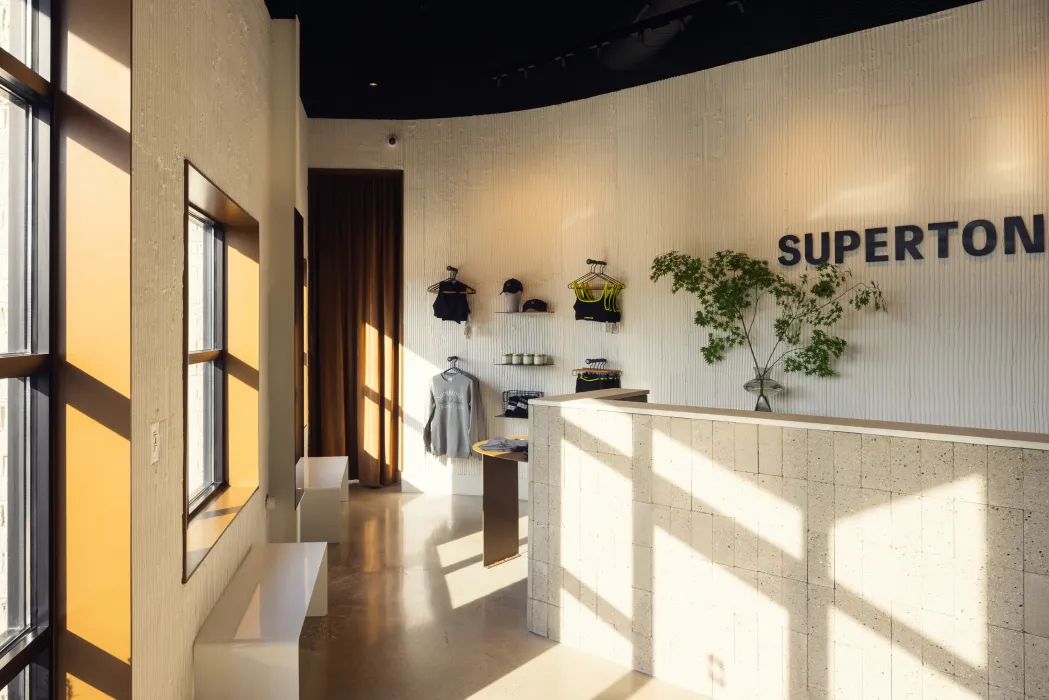 Interior view of Supertone.
