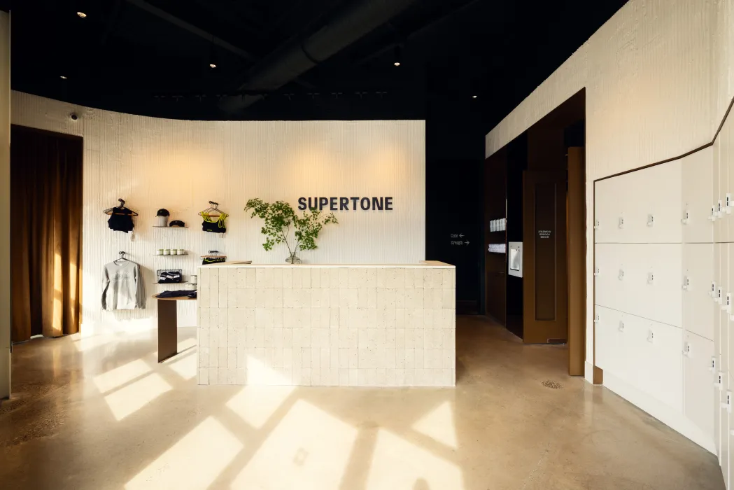 Interior view of Supertone.
