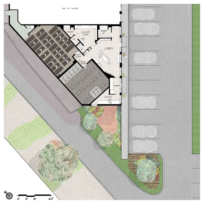 Site plan for Supertone