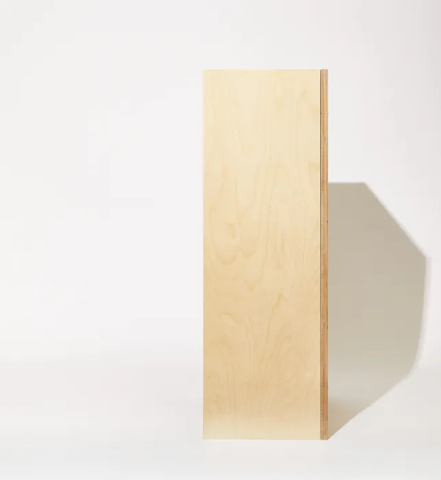 Product photography of architectural model, side of cabinet