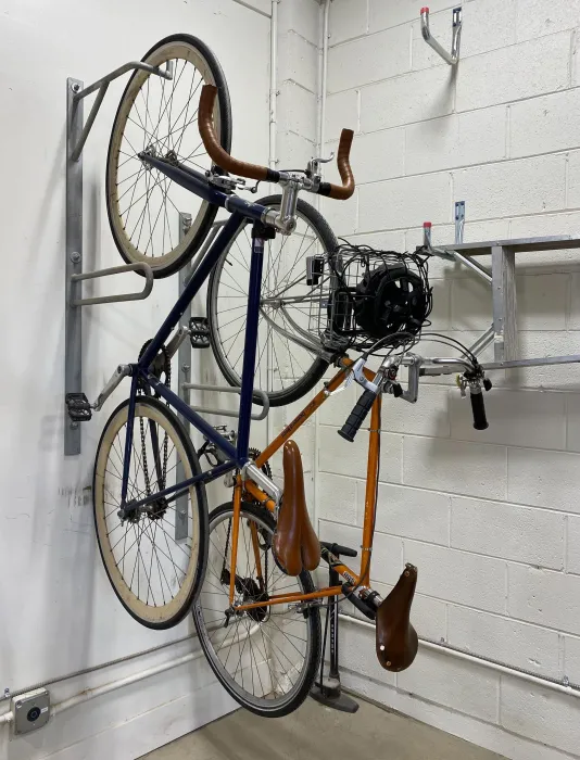 Bicycles hanging at DBA_OAK