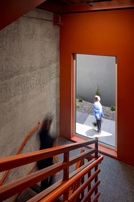 Residential stairs at Felix.