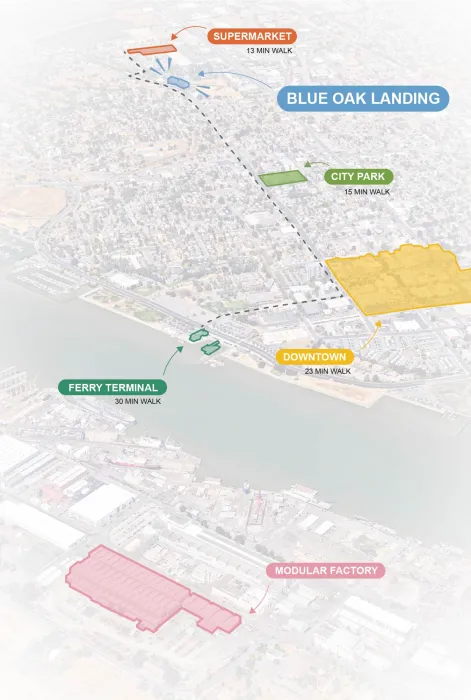 Context Diagram for Blue Oak Landing.