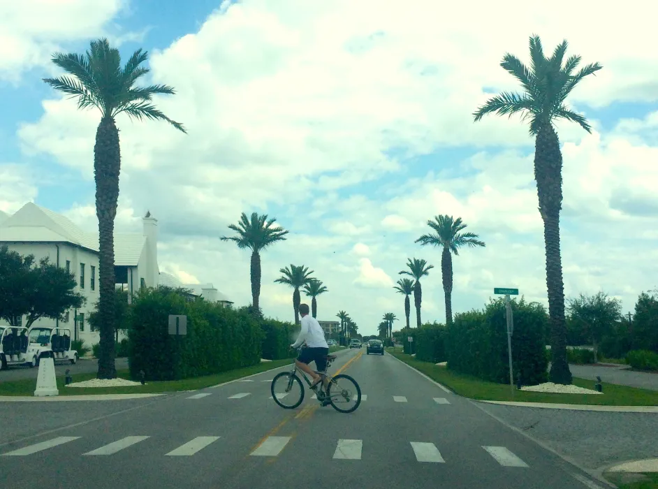 street before Alys Beach.