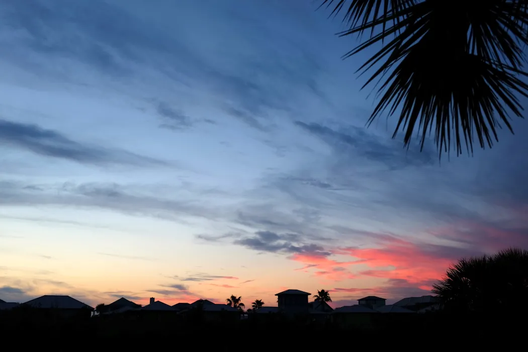 sunset.