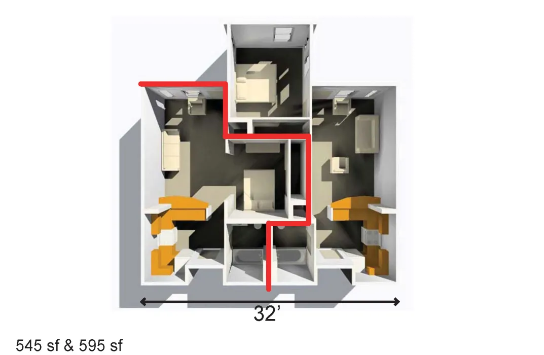 unit floor plan.