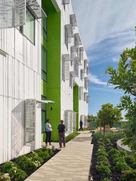 Vibrant green signifies the entry portal