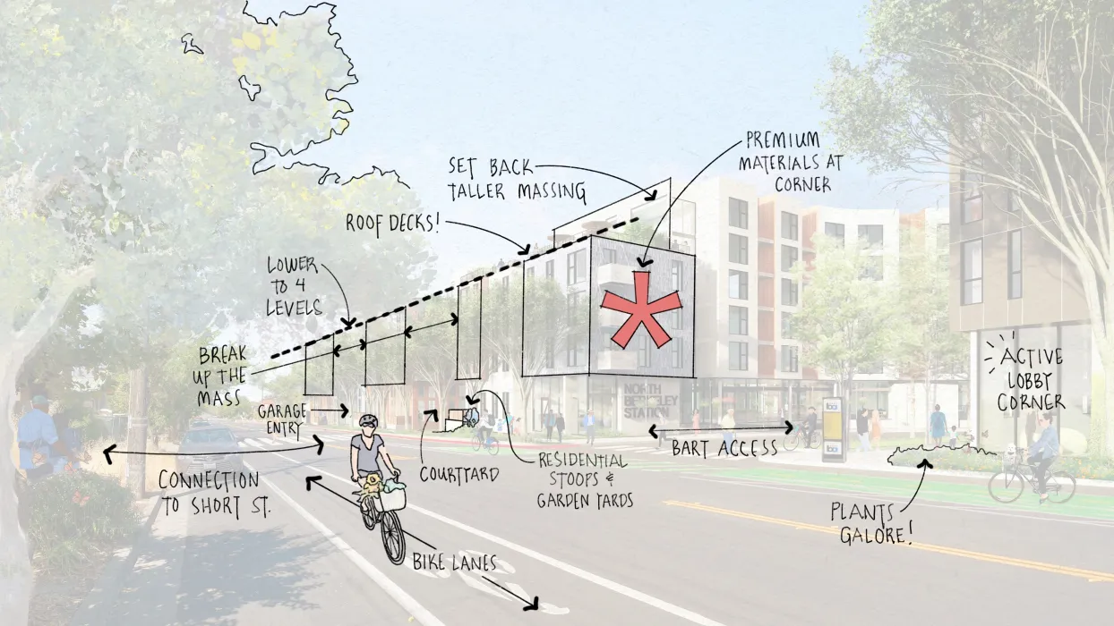 Rendering drawing with text overlay